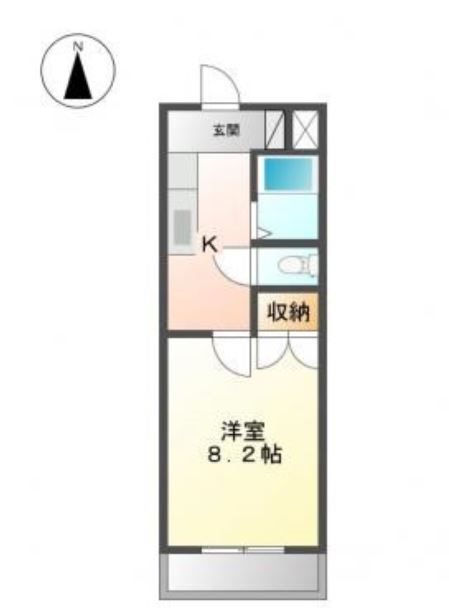 ソレイユ初生 間取り図