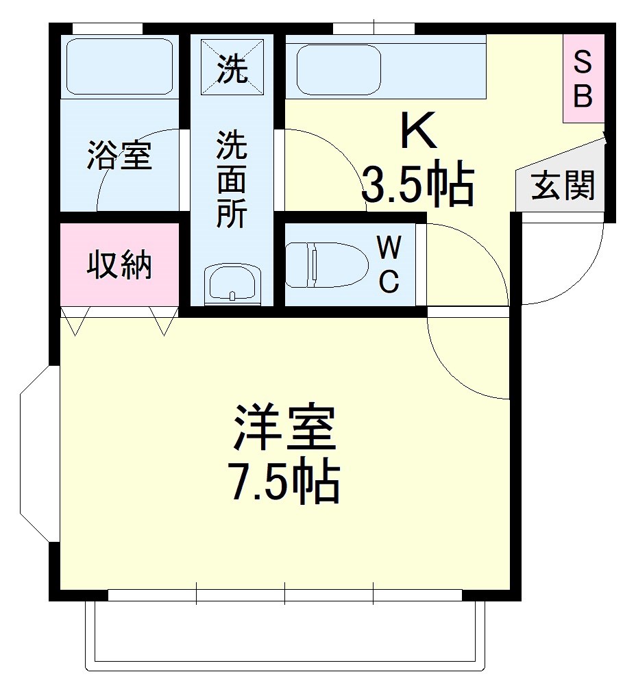 ラ・プリマヴェール 間取り図