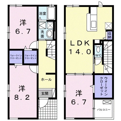 ラフィネ・オーブ 間取り図