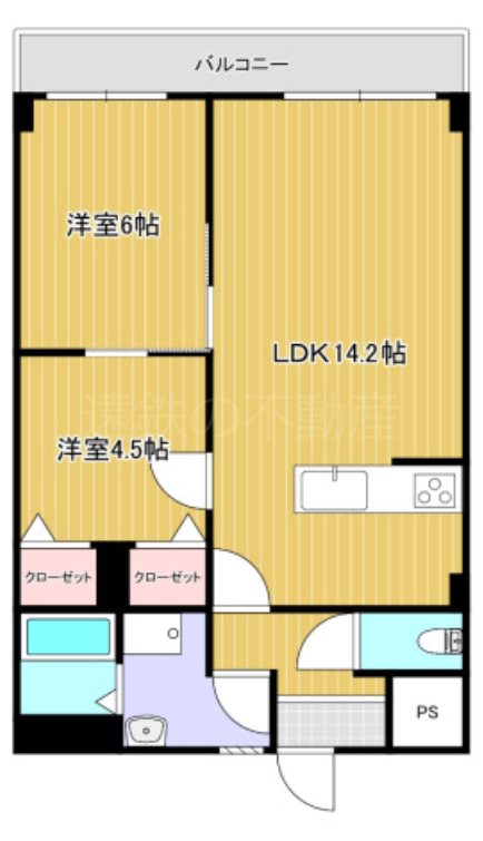 ドエル新橋 間取り図