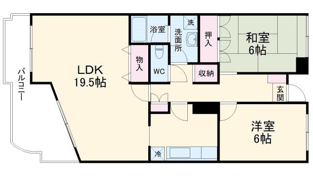 Avenue磐田Ⅰ 間取り図