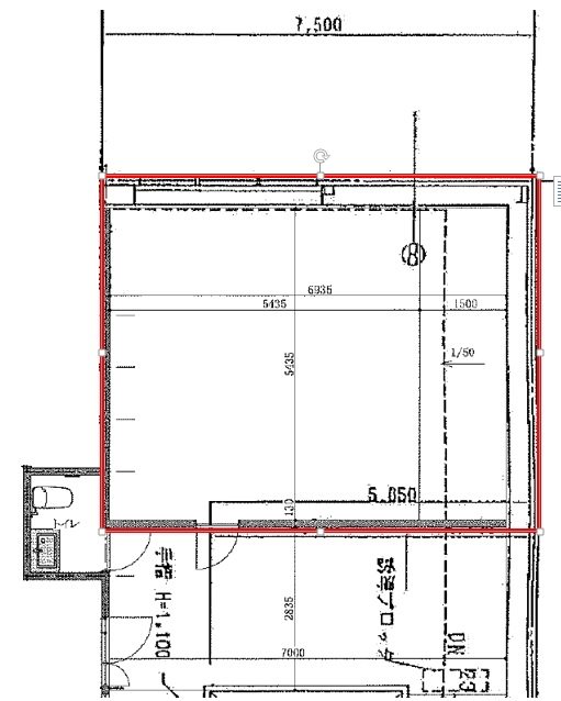 都盛町189貸店舗事務所 間取り