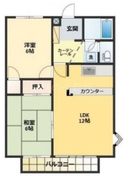 グリーンハートⅠ 間取り図