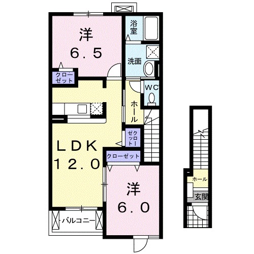 パルテ・カナーレⅢ 間取り図