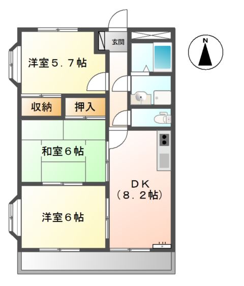 エクセレンスガーデン 間取り図