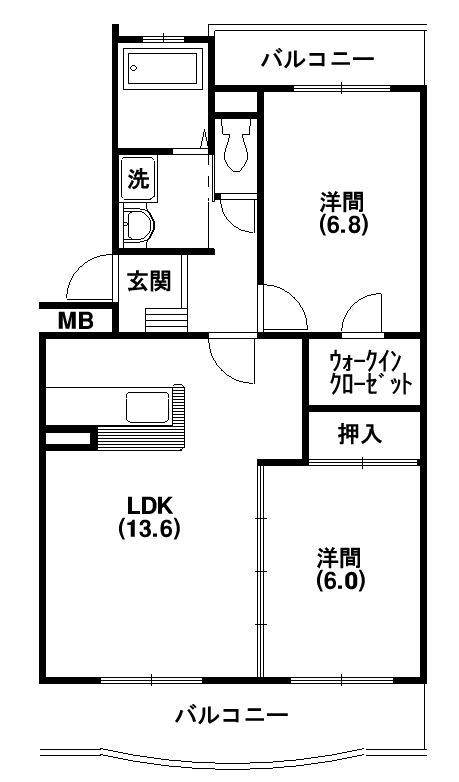 ヴィクトワール 間取り図