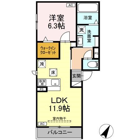 プレシャス初生 間取り図