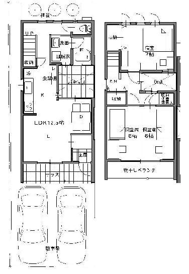 ヴィラ・コルテ 間取り図