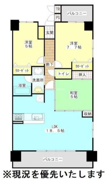 イーストウィング 301号室 間取り