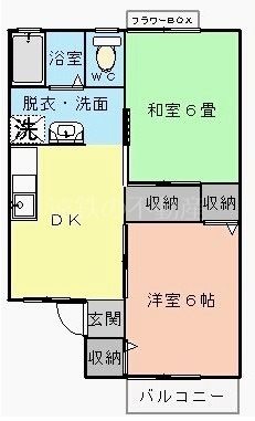 アリコベール 間取り図