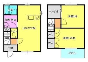 Ｃｏｚｙ　Ｔｅｒｒａｃｅ　Ⅱ 間取り図