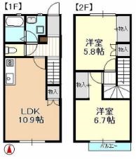 メルベーユ 間取り図