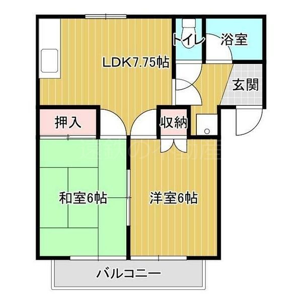 メゾン青葉台Ⅴ 間取り図