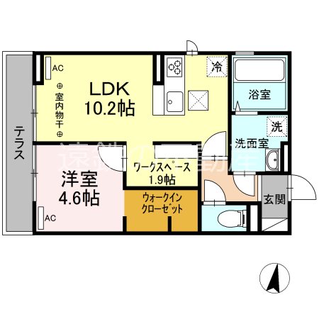 メゾン・ド・ソレイユ 間取り図