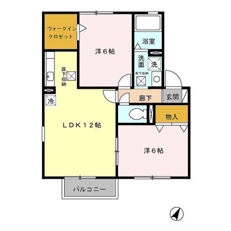 サンセール細江　A 間取り図