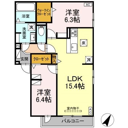 プレシャス初生 間取り図