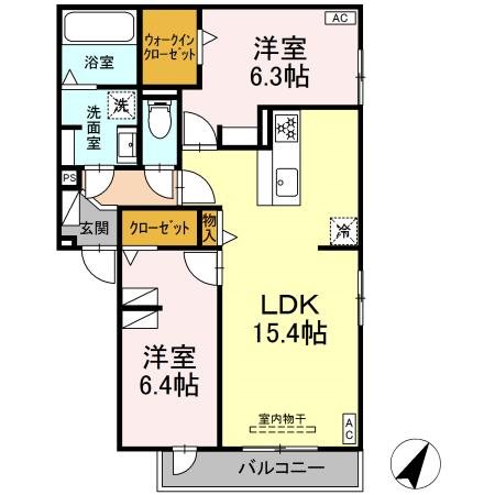 プレシャス初生 間取り図