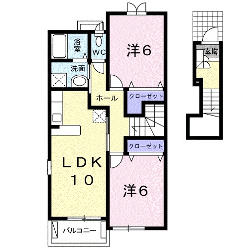 ヴィオラ　Ｕ 間取り図