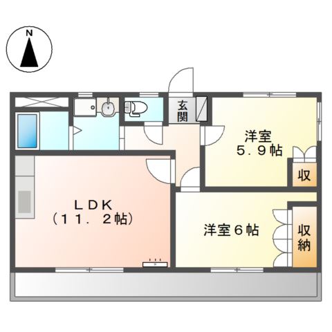 グレイスワン 間取り図