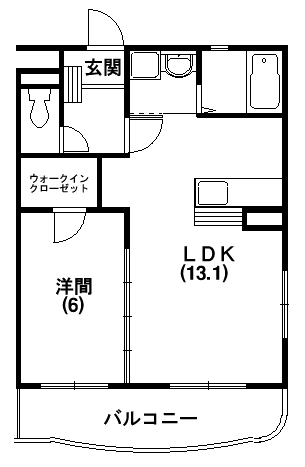 メゾンクレール 間取り図