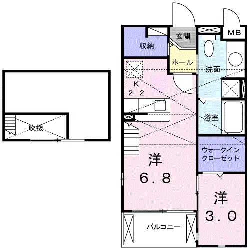 パサージュ高丘 間取り図