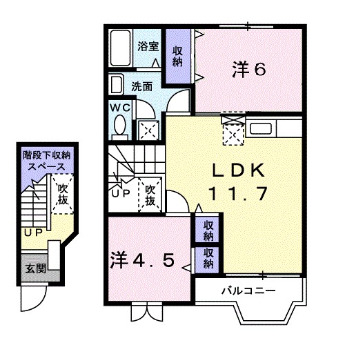 コミュニティ２１ 間取り図