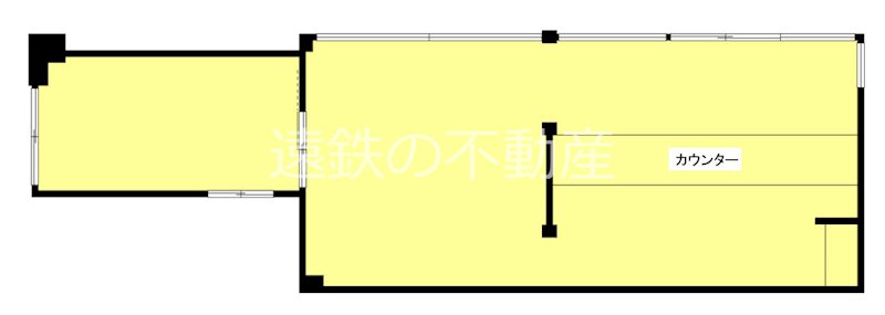 浜北駅構内貸店舗・事務所 間取り