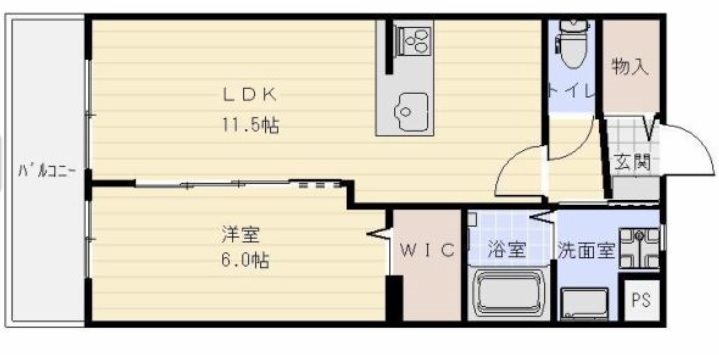 プレージョ元魚 間取り図