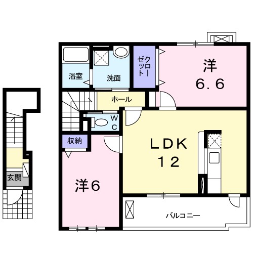 エテルノ　イーリス 間取り図