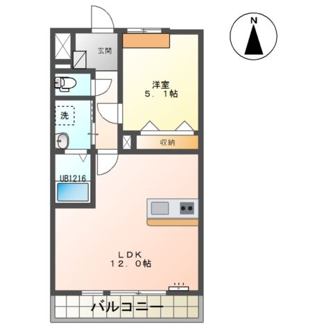 セレンディピティⅡ 間取り図