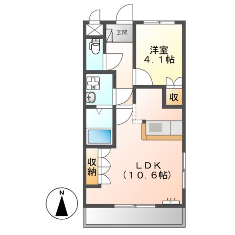 オリエンタルハイツ 間取り図