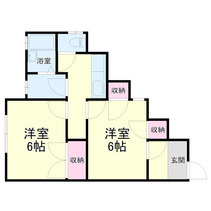 マンションニューエアラ 間取り図