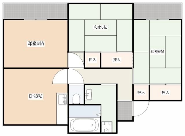 サンプラザ第一 間取り図