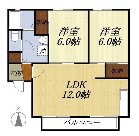 セジュール春岡 間取り図