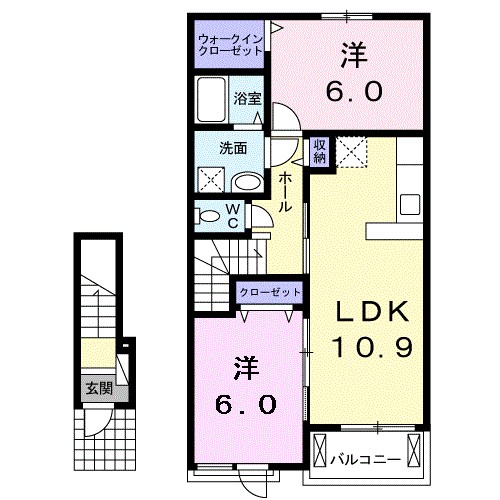 エレガントＡ 間取り図