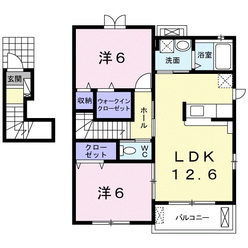 ホワイトピア 間取り図