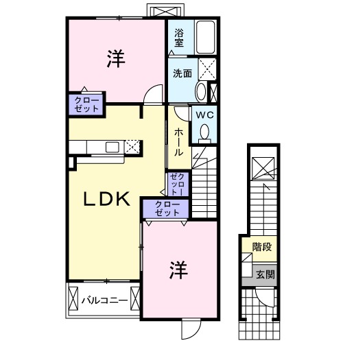 Ｍａｒｕｓａ２１　Ａ 間取り図