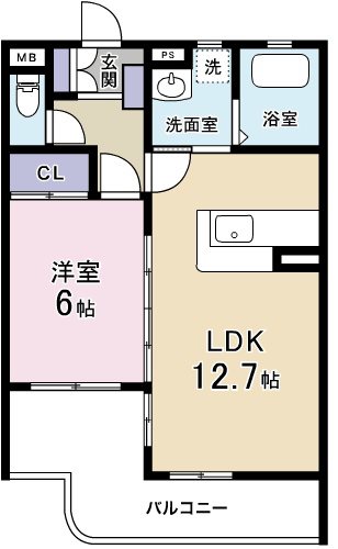 桜台マンション 303号室 間取り