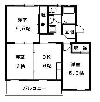 カネサマンション 間取り図