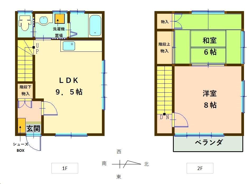 朝陽とノクターン 間取り図