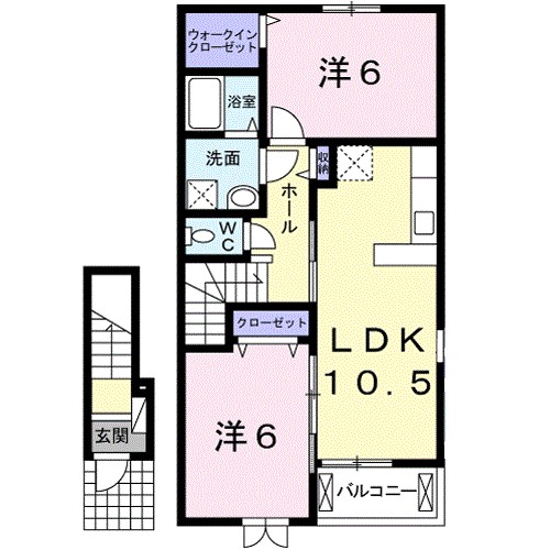 ストラーダ　メゾン 間取り図