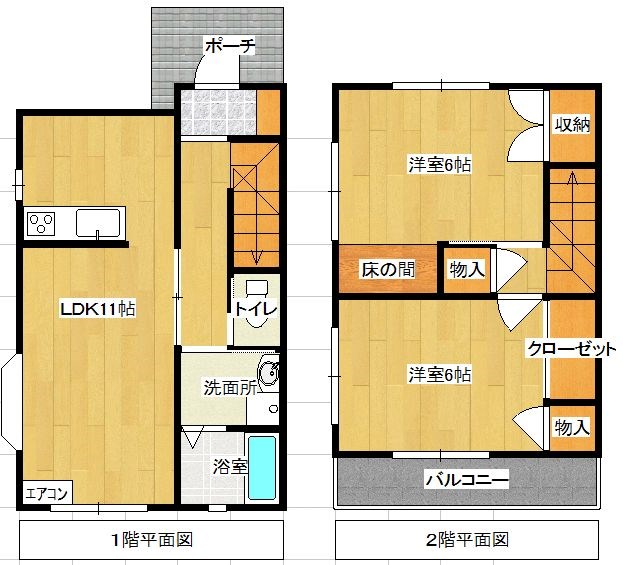 オレアM 間取り図