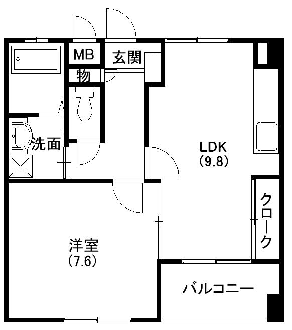 シャルマン 間取り図