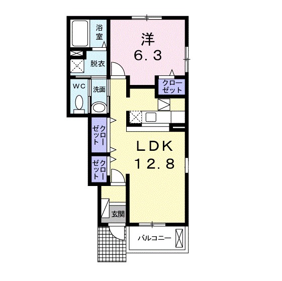 しなの　Ｆ 間取り図