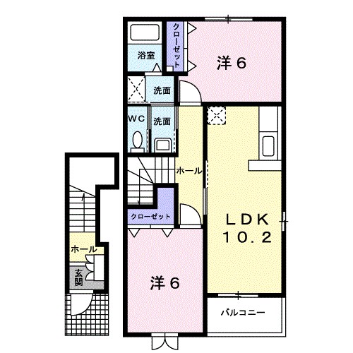 フォンティーヌ 間取り図