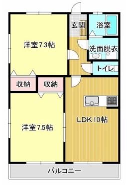 フォンテーヌ 間取り図