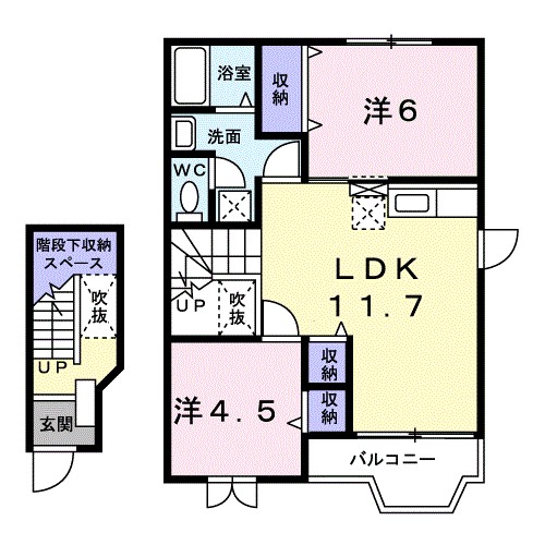 エクセルＫ１ 間取り図