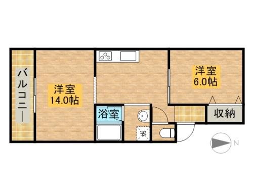 サンライト西伊場 間取り図