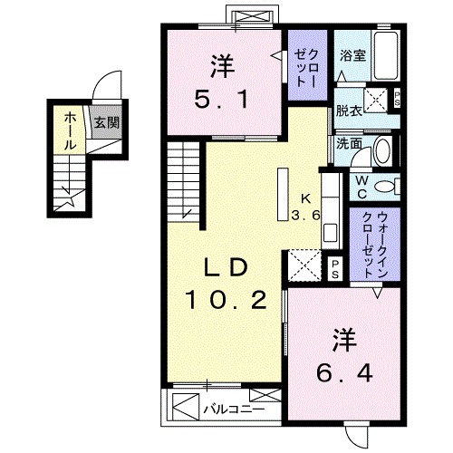 サンリット初生 間取り図