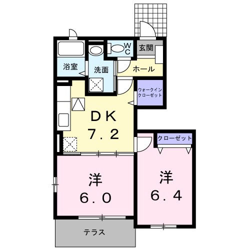 エバーフィールドⅡ 間取り図